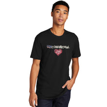 Load image into Gallery viewer, &quot;NEW, VERY Limited Edition!&quot; Patronage Theme, Unconditional Love, Black Short Sleeve T-shirt
