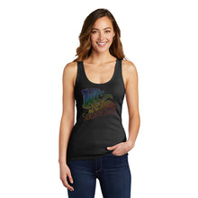 Load image into Gallery viewer, Black Crystal Logo Tank
